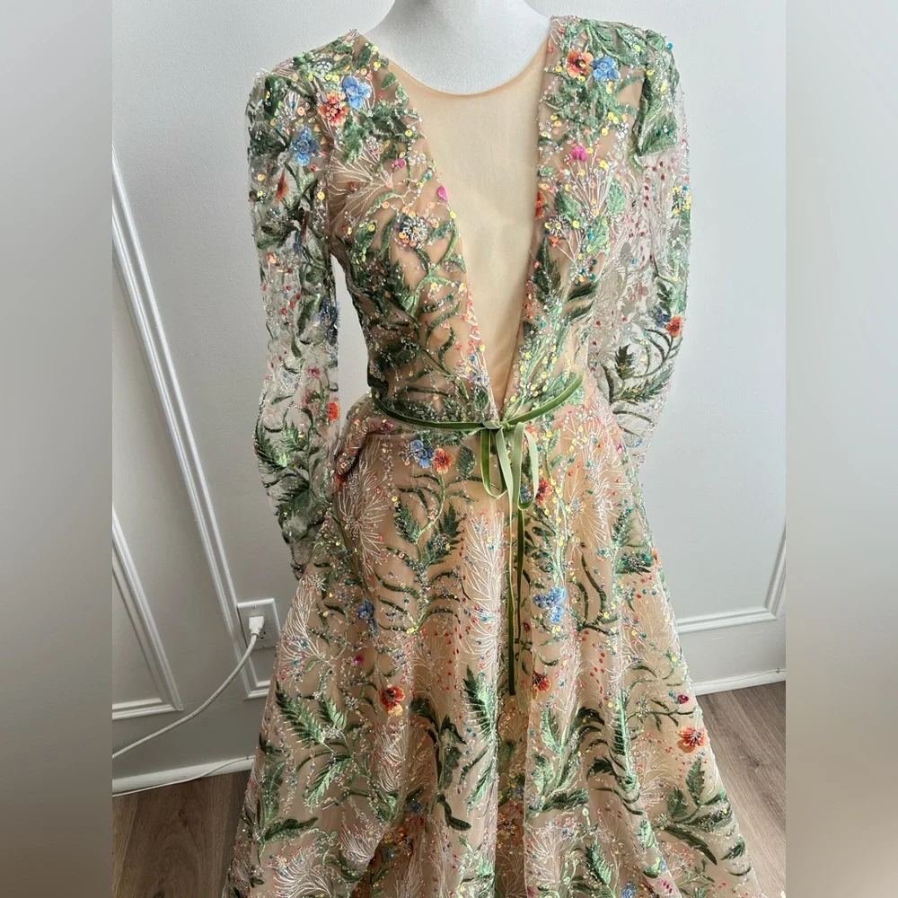 Teuta Matoshi Whispering Forrest Gown - Picture 5 of 13